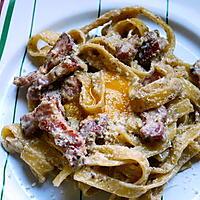 recette Tagliatelle ( pas ) carbonara