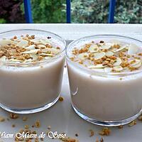 recette PANACOTTA CRèME DE MARRON & AMANDE