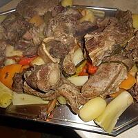 recette Pot au feu a la queue de boeuf et légumes anciens