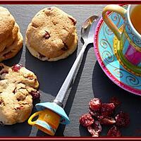 recette Cookies aux cranberries