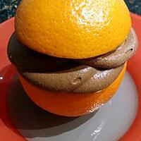 recette ~ Oranges givrées chocolat ~