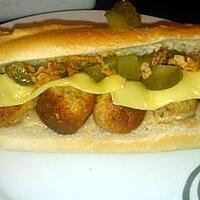 recette sandwich au boulette de dinde