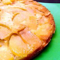 recette GATEAU RENVERSÉ AUX POMMES (OU POIRES)