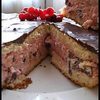 recette Gateau chocolat & groseille