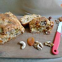 recette Cake aux abricots secs et noix/noix de cajou