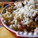 recette Gratin de pâtes aux fruits de mer