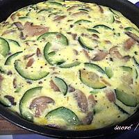 recette Frittata courgettes et champignons