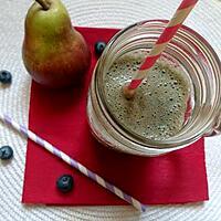 recette Smoothie fruité Poire/myrtille