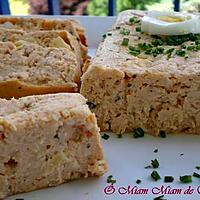 recette TERRINE DE POULET TOMATE & MOZZARELA