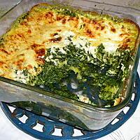 recette Gratin de ravioles aux épinards