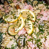 recette Fusillis au saumon