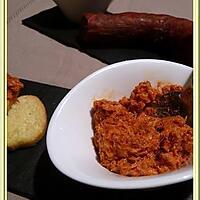 recette Tartinade de chorizo