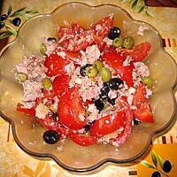 recette salade de thon aux olives