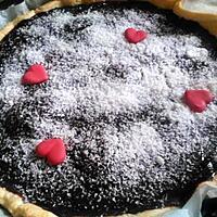 recette Tarte au chocolat et poires