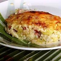 recette Gratin aux Lardons et Courgettes