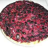 recette tarte aux fruits rouge