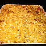 recette GRATIN DE PÂTES AU POULET
