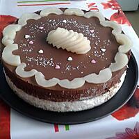 recette bavarvois mousse poire chocolat