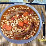 recette SAUCISSES DE TOULOUSE AUX COCOS DE PAIMPOL