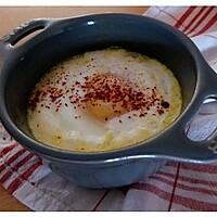 recette Oeufs cocotte au mascarpone,parmesan,BAS IG (cuisson au cuit-vapeur)