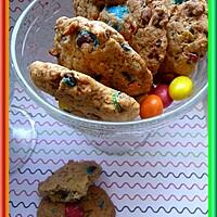 recette Cookies aux m&m's