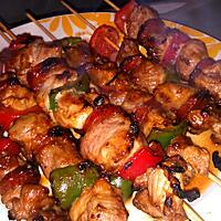 recette Brochette de dinde chorizo marinée