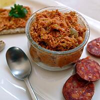 recette Tartinade au chorizo