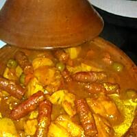 recette Tajine de merguez