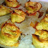 recette Escargot de feuille de brick au poulet