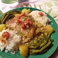 recette Poulet curry moutarde aux pommes