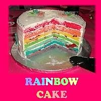 recette Rainbow Cake (Gâteau Arc en Ciel) CITRON - FRAISE