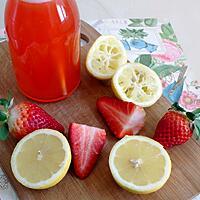 recette Limonade maison à la fraise