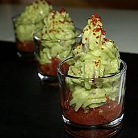 recette Verrine apéritif au guacamole ou ...comment accommoder les restes