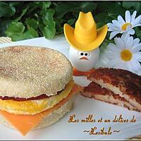 recette Le fameux oeuf McMuffin