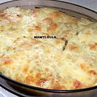 recette Gratin de saumon aux brocolis