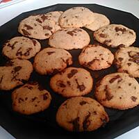recette Cookies pépites de chocolat