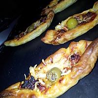 recette Mini barquettes apéritive façon pizza de Papa (tomate chorizo mozza)