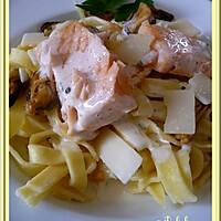 recette Tagliatelles sauce ail et parmesan