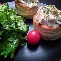 recette Bouchée poulet & fromage frais