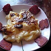 recette Gratin de Ps de terre au chorizo