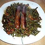 recette Poêlée haricots verts/girolles