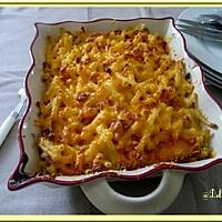 recette Gratins de macaronis au cheddar