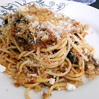 recette Spaghettis a la sardine de Mamie