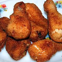 recette pilons de poulet frits