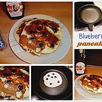 recette Blueberry pancakes