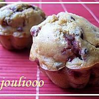 recette Muffins Nutella Framboises Crumble de Julia