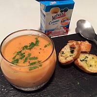 recette velouté de tomates et ses croutons persillés