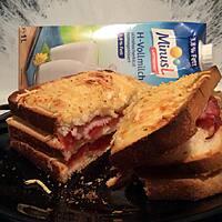 recette double croque jambon-tomate