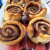 recette tourbillons nutella-cannelle