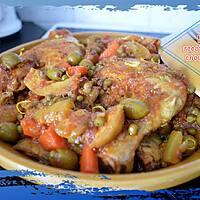 recette tajine de poulet aux légumes